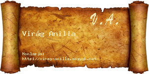 Virág Anilla névjegykártya